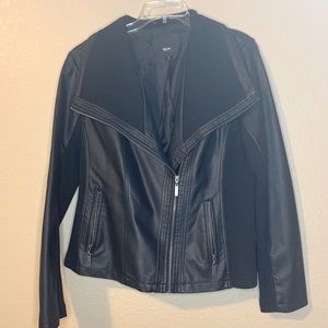 Large Mossimo faux leather jacket